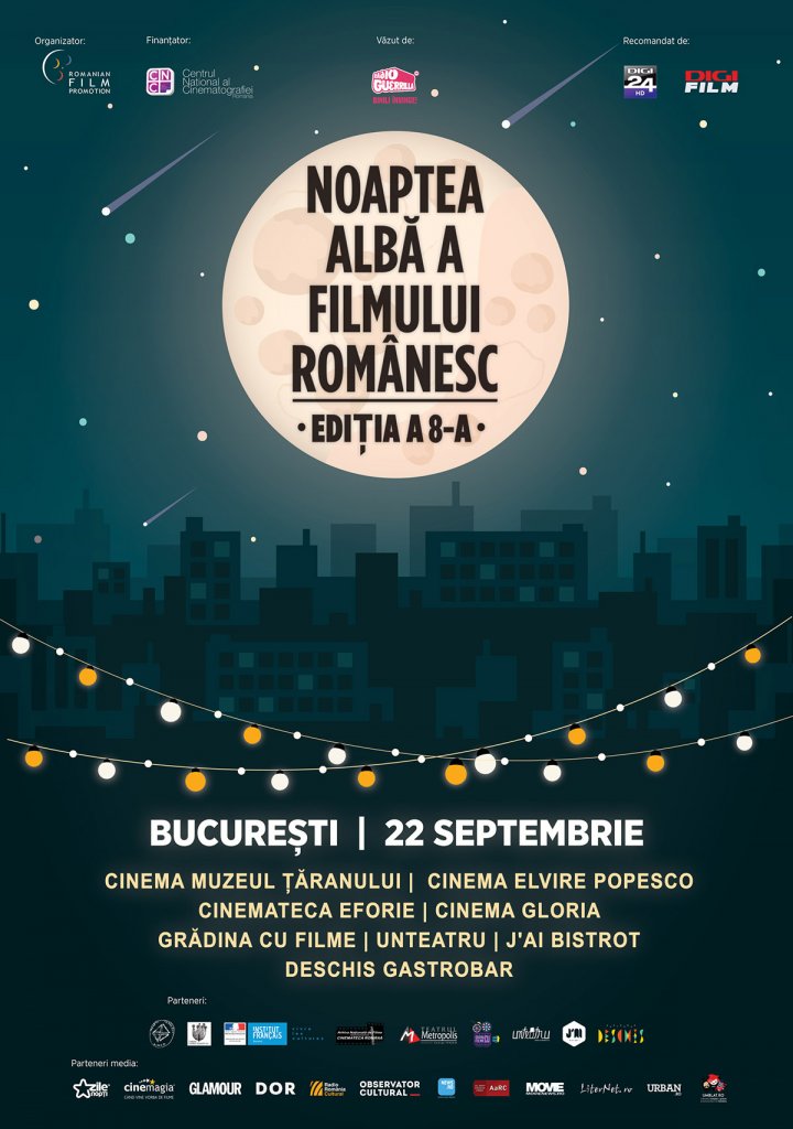 Începe Noaptea Albă a Filmului Românesc