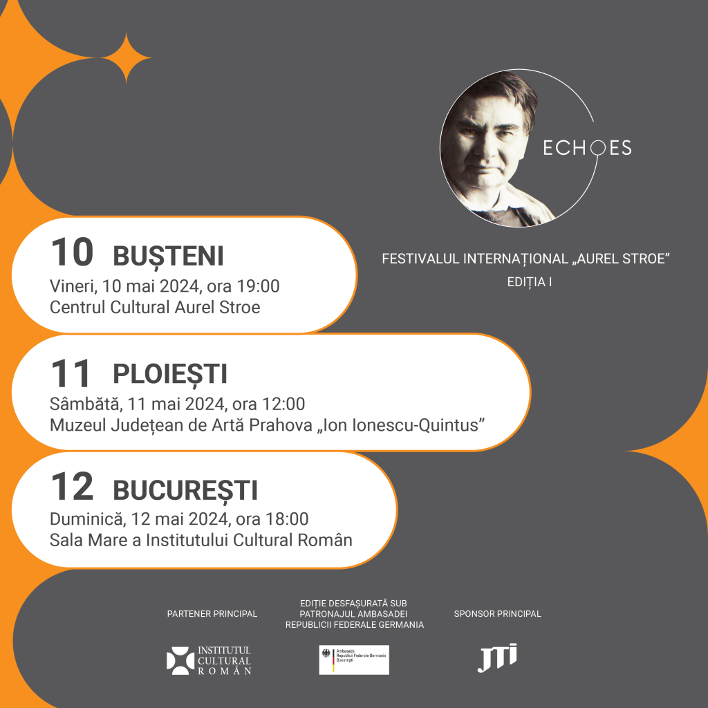 Un festival nou pentru iubitorii de muzică contemporană: ECHOES – Festivalul Internațional „Aurel Stroe”
