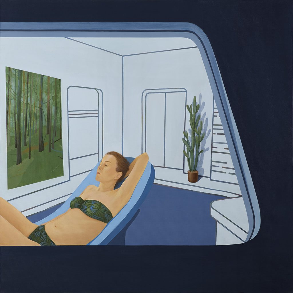 Tușe nostalgic-futuriste, fantastice și idealiste în pictura Codruței Cernea