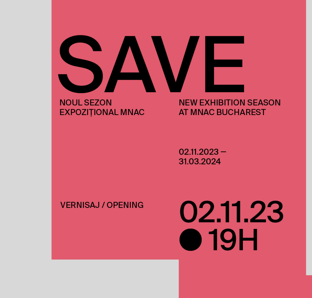 MNAC lansează noul sezon expozițional | toamnă 2023 – primăvară 2024 02.11.2023 | 31.03.2024