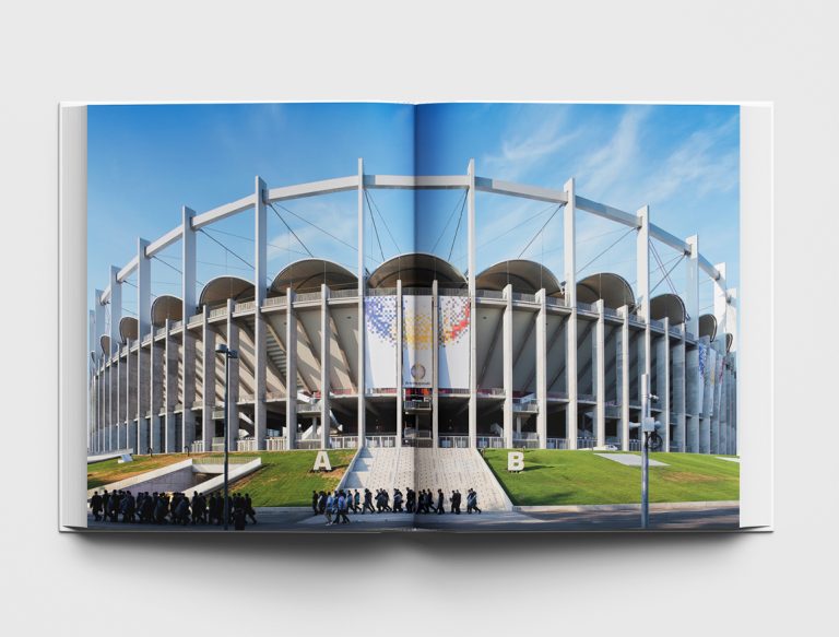 Arena Națională – gmp, Architekten von Gerkan, Marg und Partner în colaborare cu Universitatea de Arhitectură și Urbanism „Ion Mincu”, București și Graphic Studio