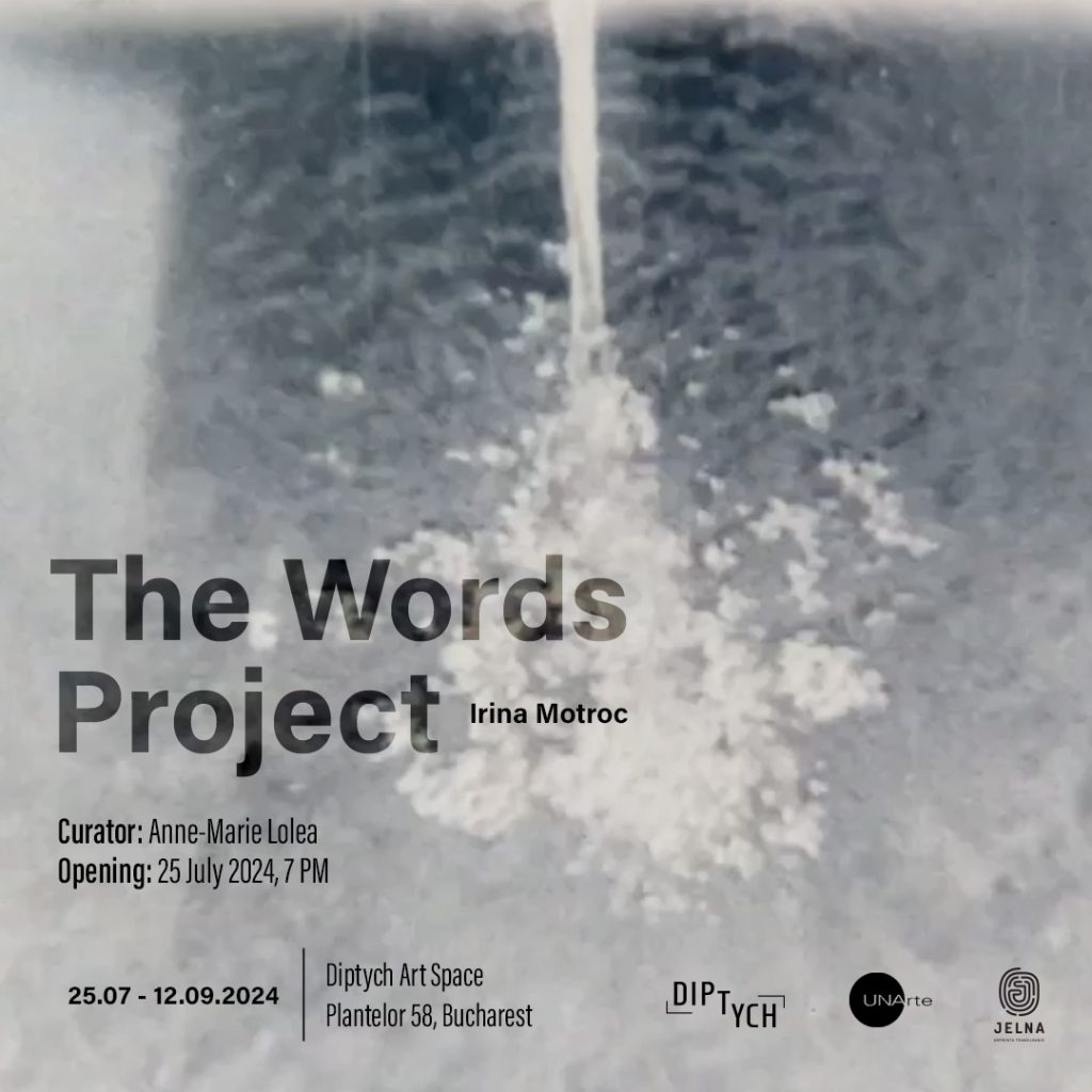 Expoziția The Words Project la Diptych Art Space