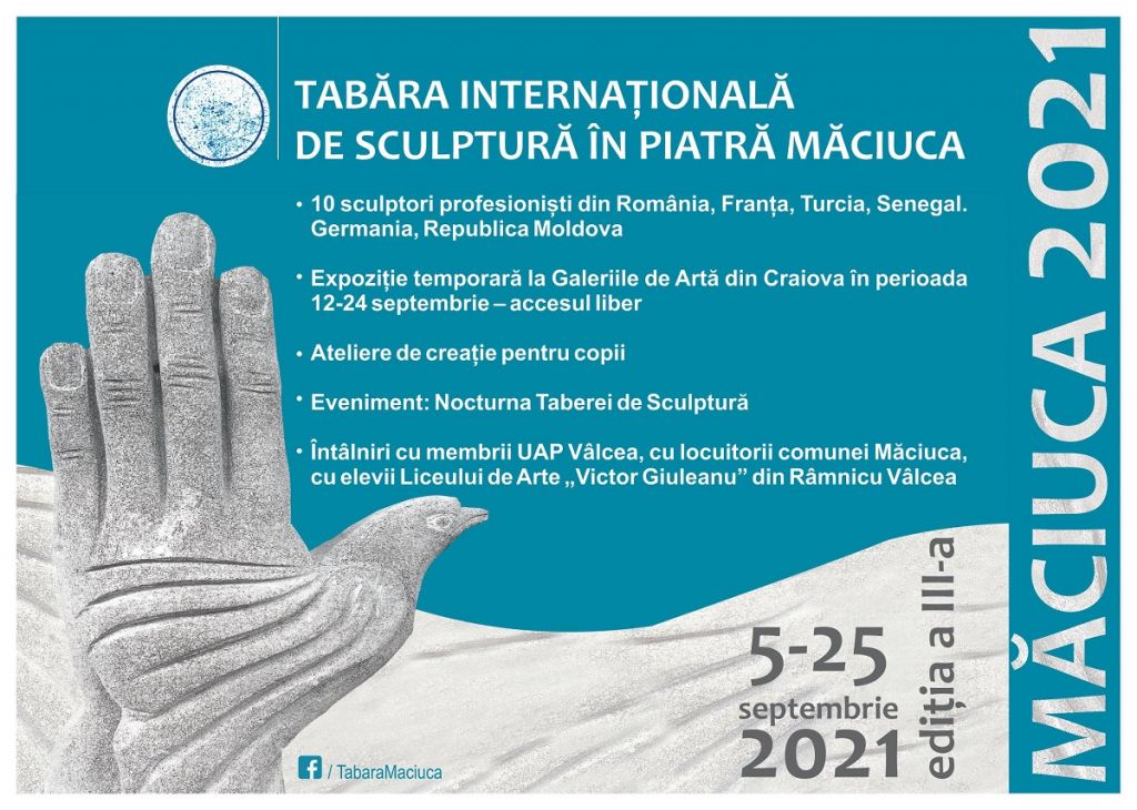Cea de-a treia ediție a Taberei Internaționale de Sculptură în Piatră Măciuca (5 – 25 septembrie)