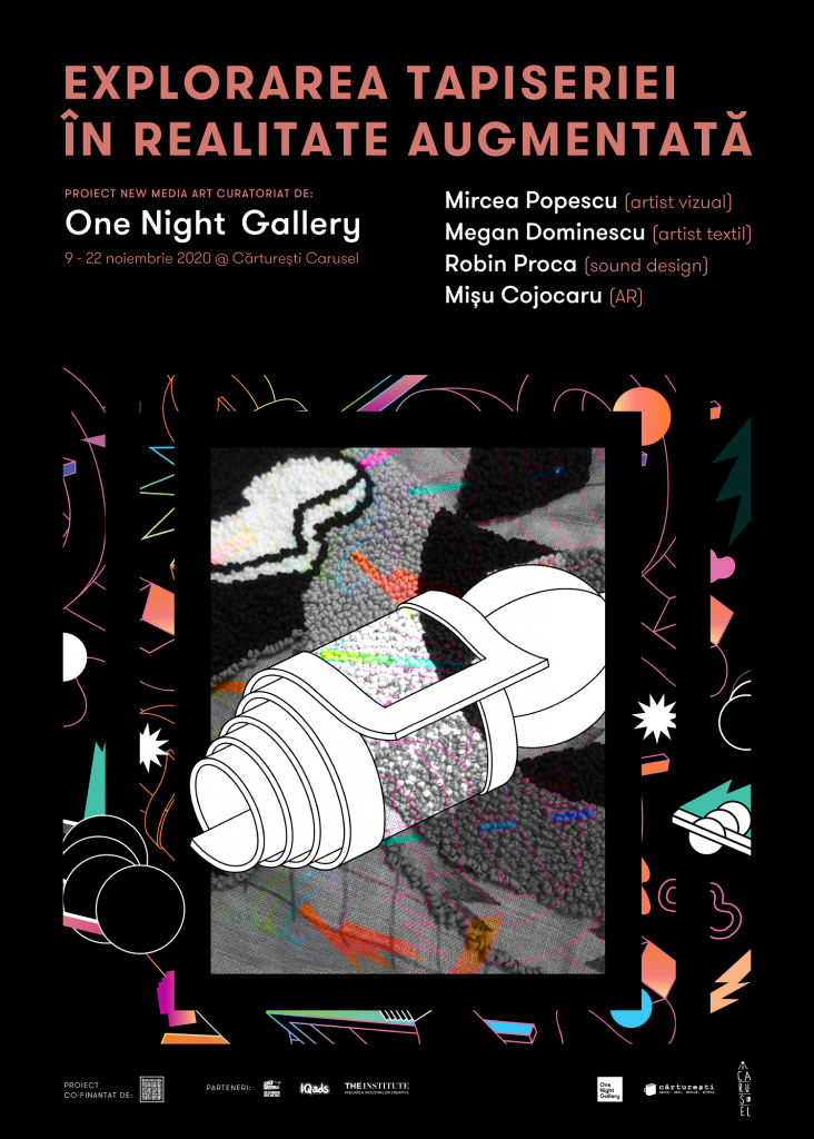 Proiectul One Night Gallery – Tapiserie în realitate augmentată,  la Cărturești Carusel