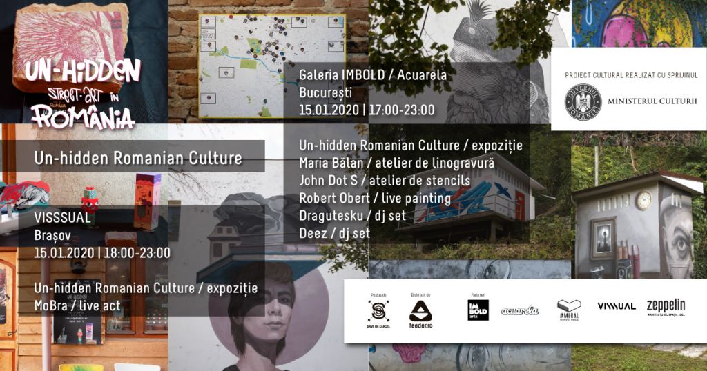 Expoziția Un-hidden Romanian Culture în București și Brașov