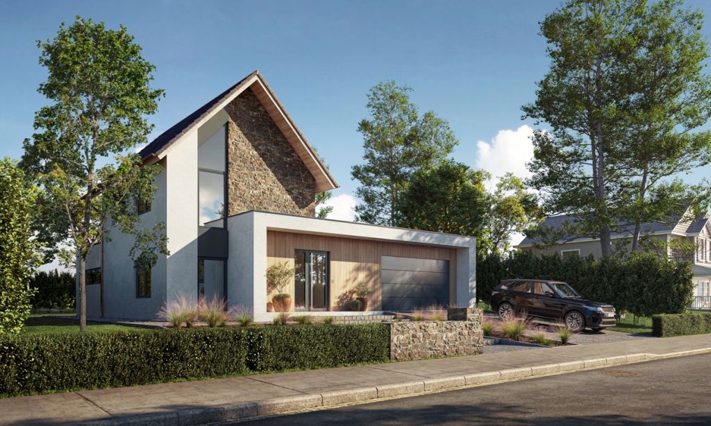 Ferestre Elegant cu design modern și geometrie modulară