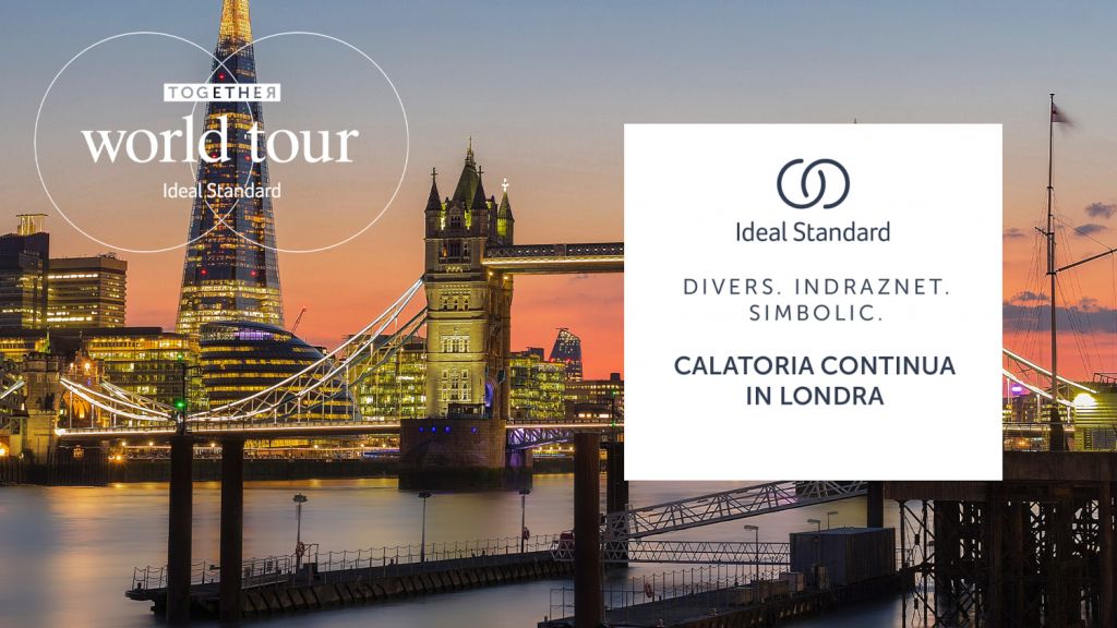 Londra, 23 septembrie: o nouă experiență Together World Tour by Ideal Standard pentru arhitecți și designeri