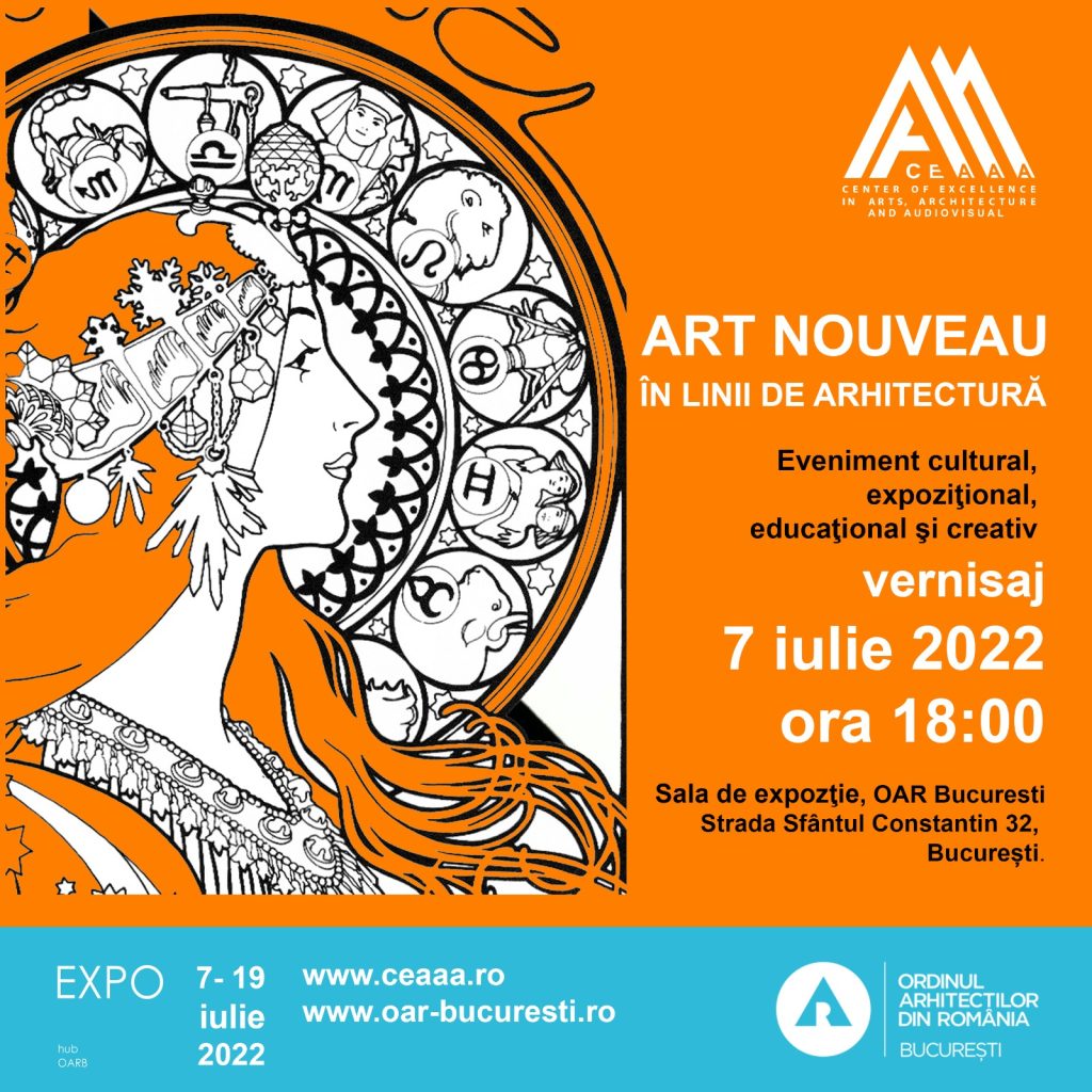 „Art Nouveau în linii de arhitectură” – expoziție colectivă la Filiala București a OAR