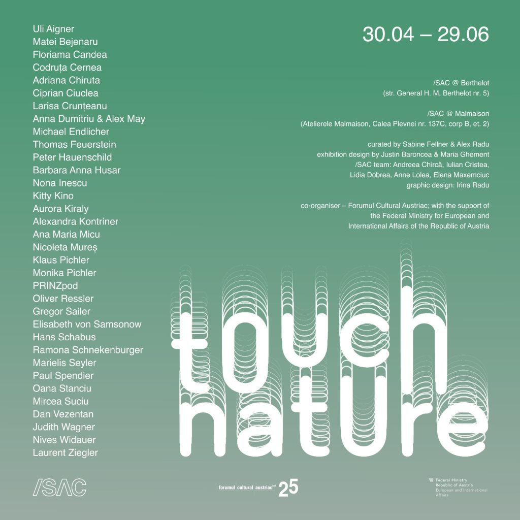 Touch Nature @ /SAC Bucharest | 35 de artiști români și austrieci în dialog despre un posibil viitor al planetei noastre