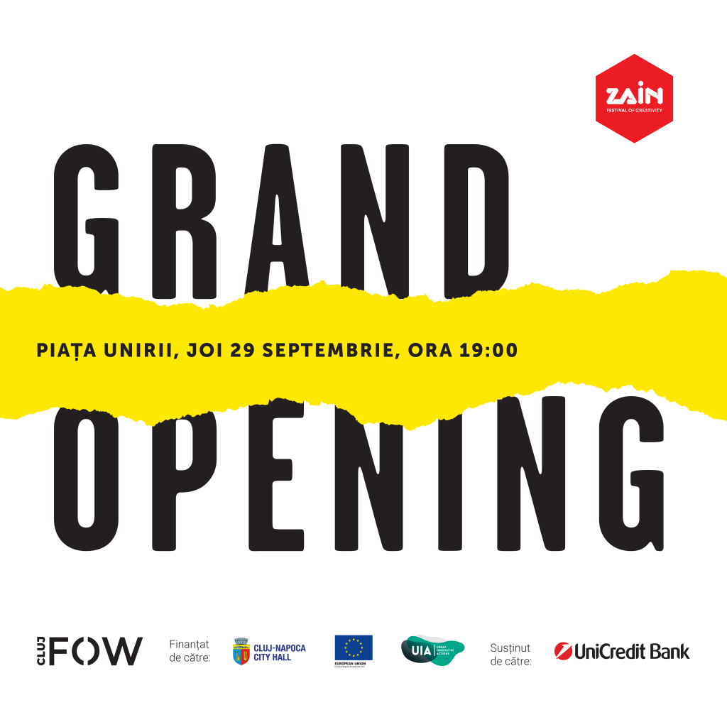 Începe ZAIN – Festivalul de creativitate de la Cluj: „The Future of Work”