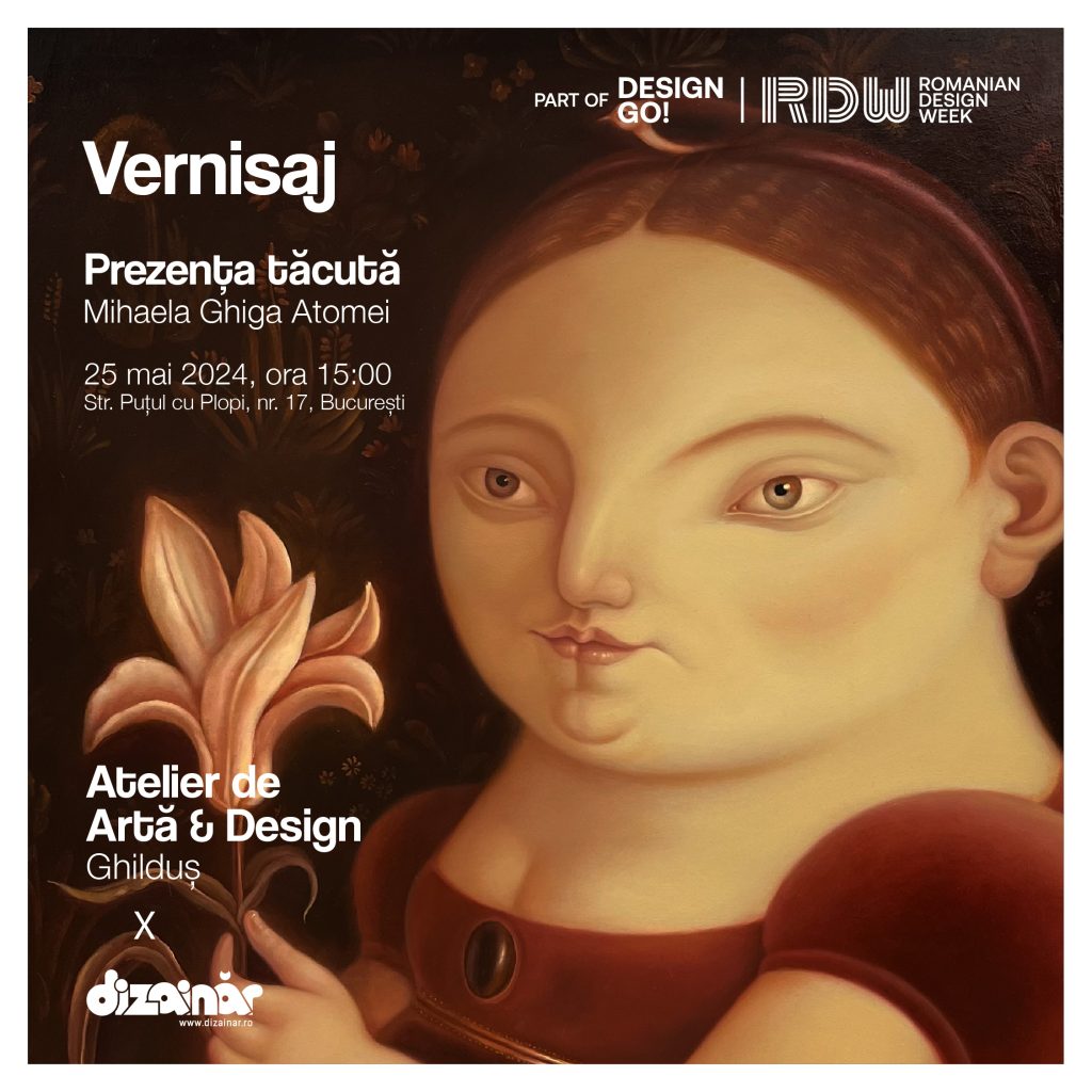 Artista Mihaela Ghiga Atomei, recunoscută pe plan internațional, deschide prima expoziție personală în România