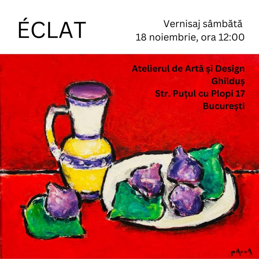 Expoziția Éclat la Atelierul de Artă și Design Ghilduș