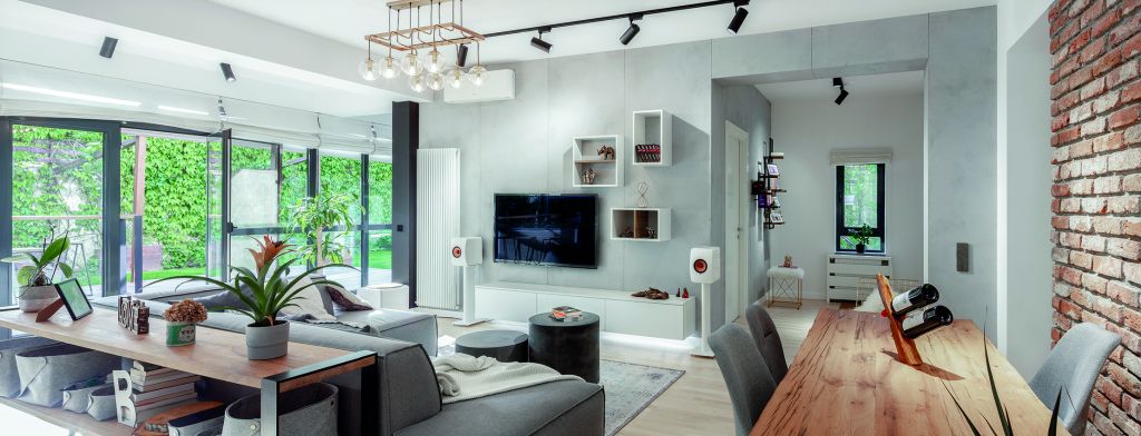 Deschis, luminos, generos. Apartament la parter by Ateliero.