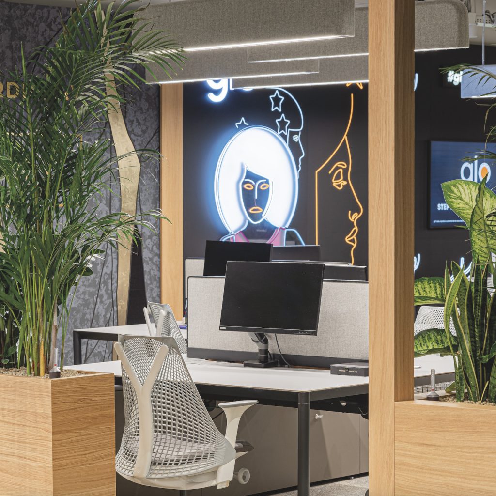 Natură și culoare – birourile BAT București