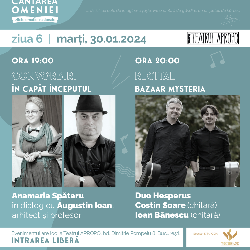 Conferință Augustin Ioan și recital de chitară