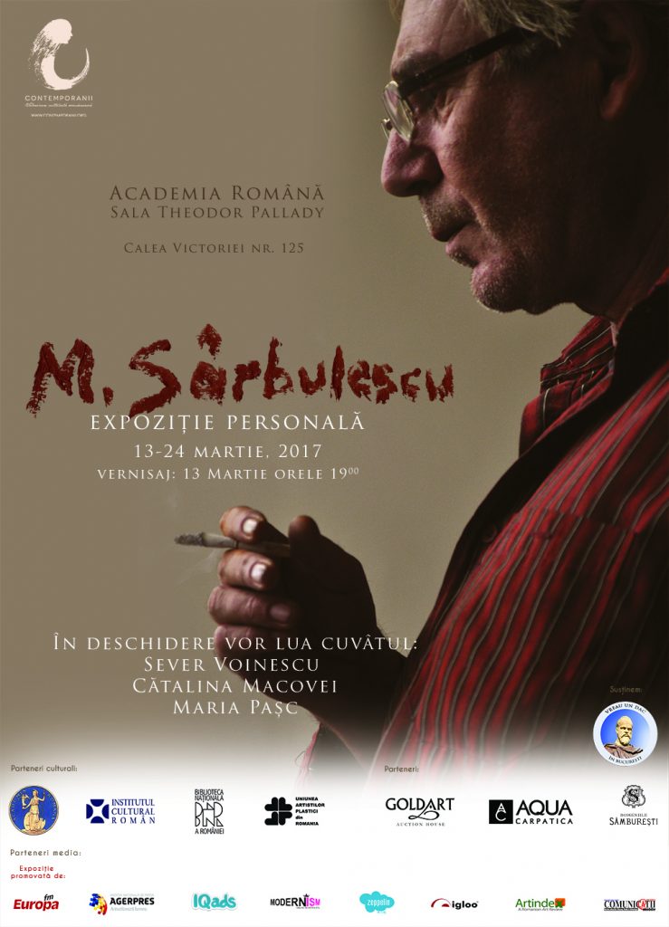 Expoziție personală Mihai Sârbulescu. Eveniment în cadrul Proiectul Cultural Contemporanii