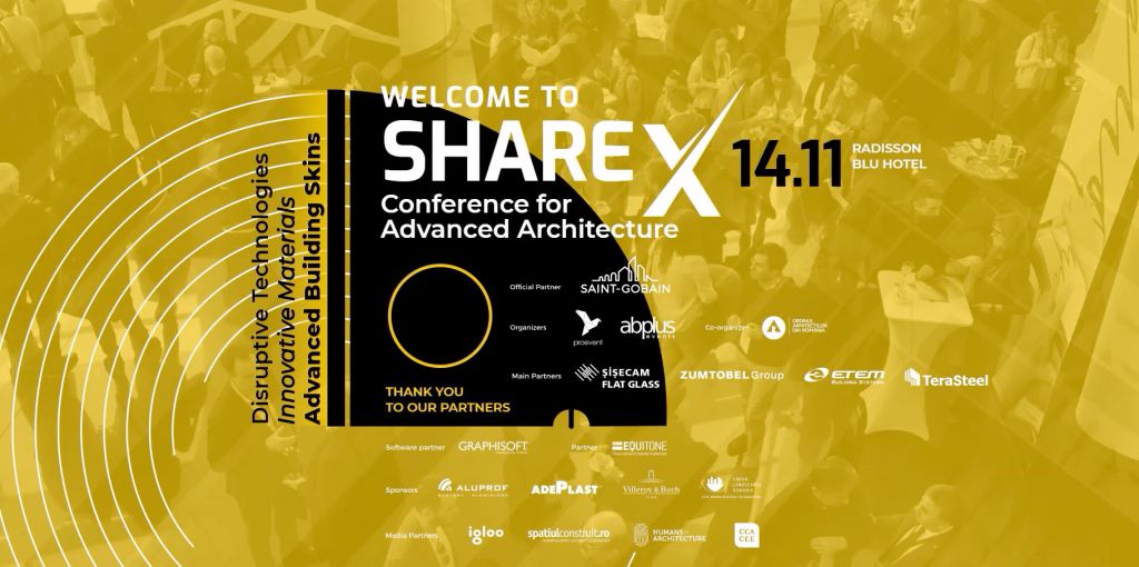 SHAREX invită arhitecții la „Conference for Advanced Architecture”