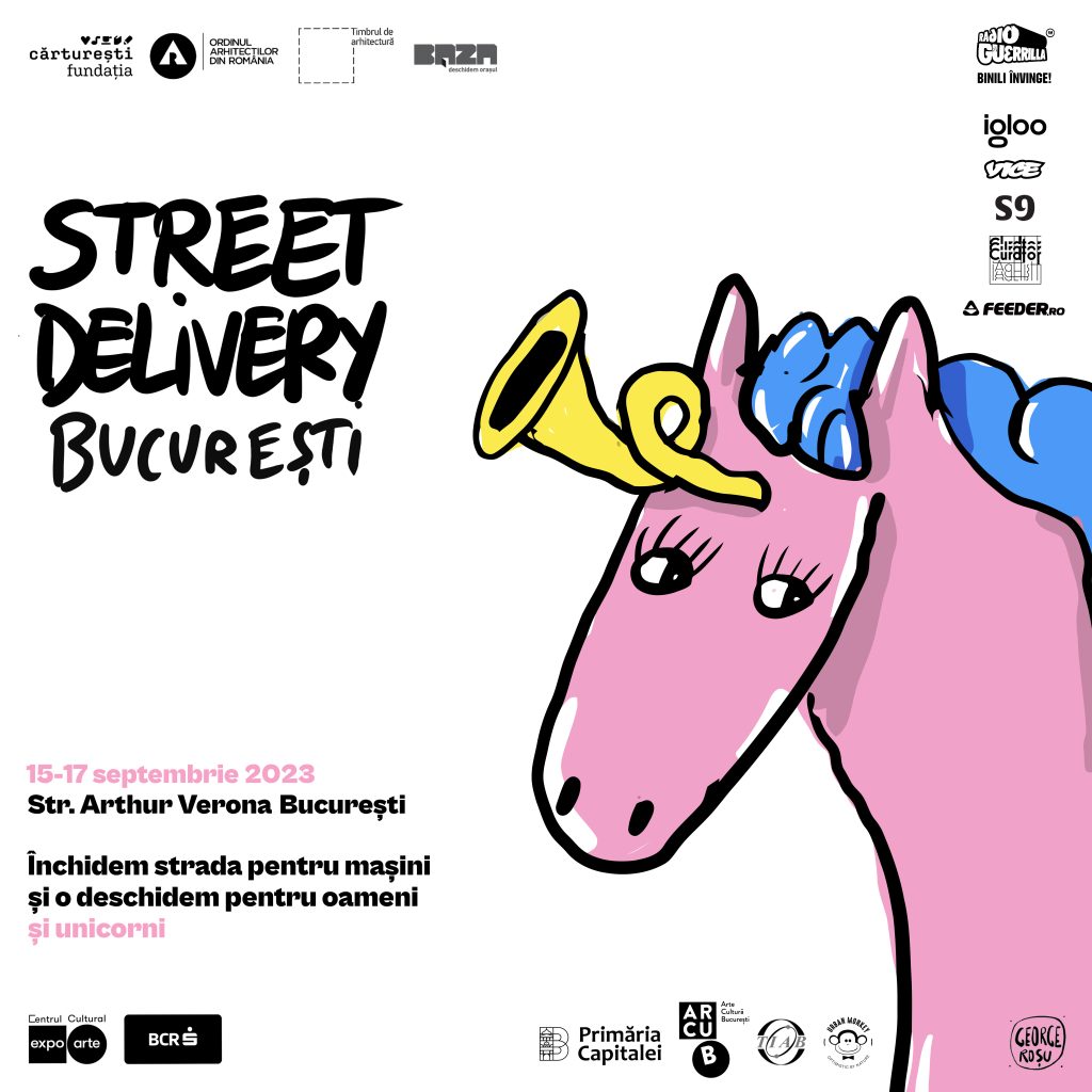 Street Delivery București | Shared Spaces | 15 – 17 septembrie 2023
