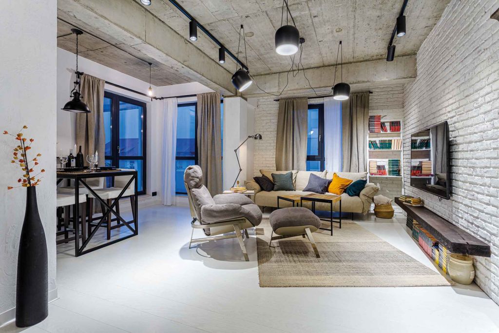 Apartament SCENOGRAFIC sau Industrial îmblânzit