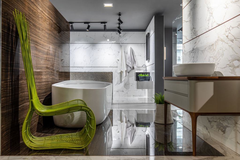 Interfaţă fresh pentru showroomul Diseño-Porcelanosa. Ambiente noi, aceleași produse high-end