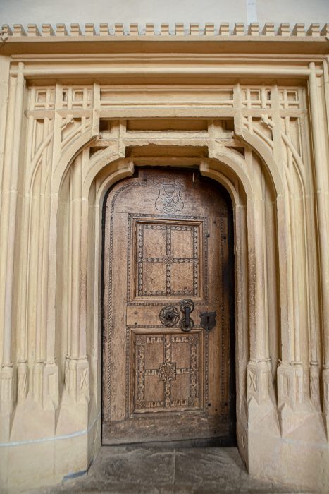 Usa sacristiei bisericii din Biertan