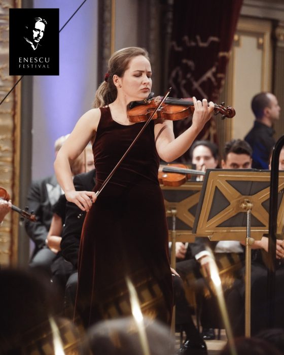vioara_Maria Marica, câștigătoarea secțiunii vioară- Concursul Enescu 2022