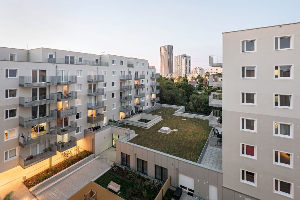 Un nou complex de locuinţe aproape de meciurile echipei preferate. Viola Park, Viena, Austria