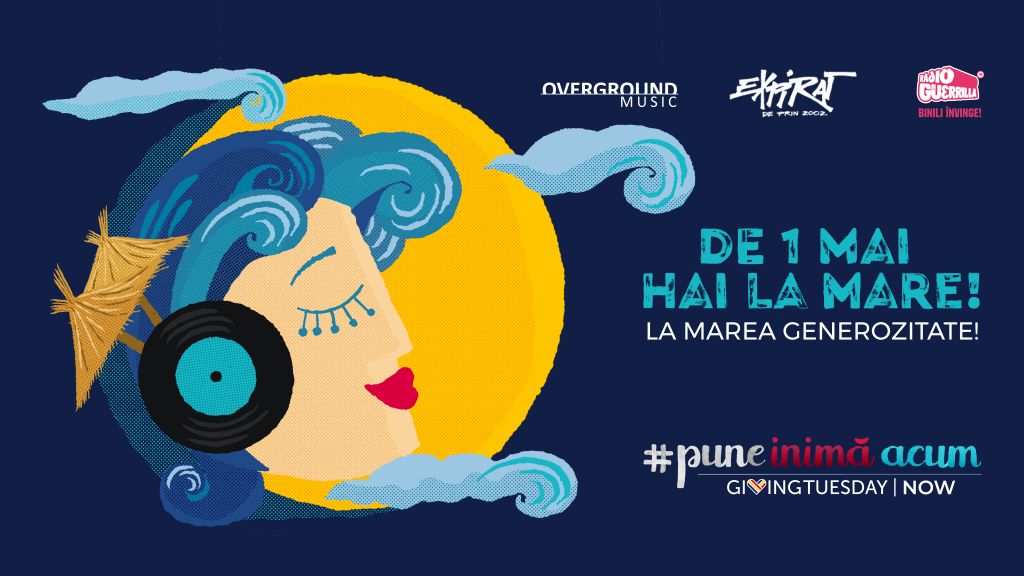 De 1 mai, GivingTuesdayNow te invită la mare! La marea generozitate
