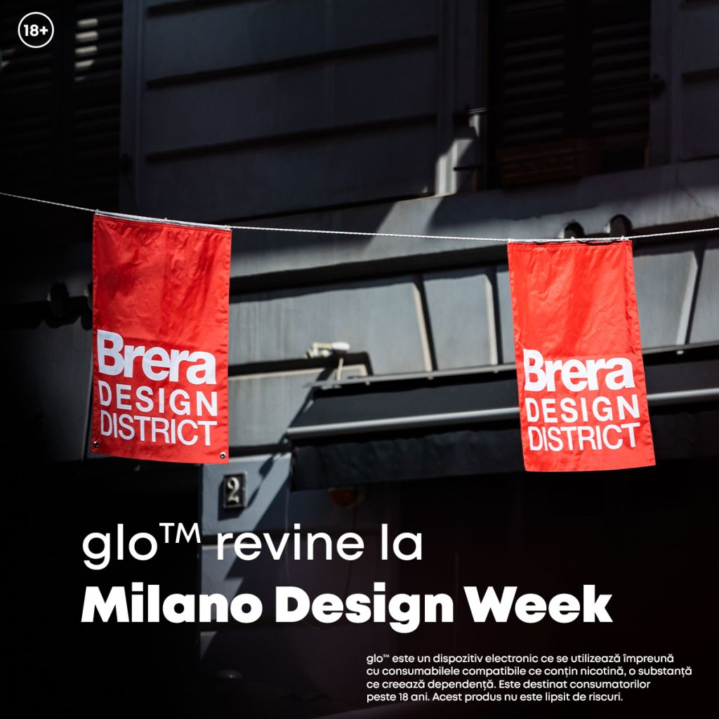 Anul acesta glo™ revine la Milano in Brera Design District ca sponsor principal Fuorisalone 2024