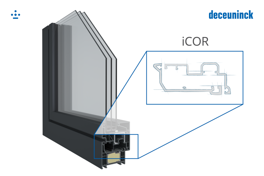 Revoluția iCOR îmbogățește stilistic ferestrele din PVC