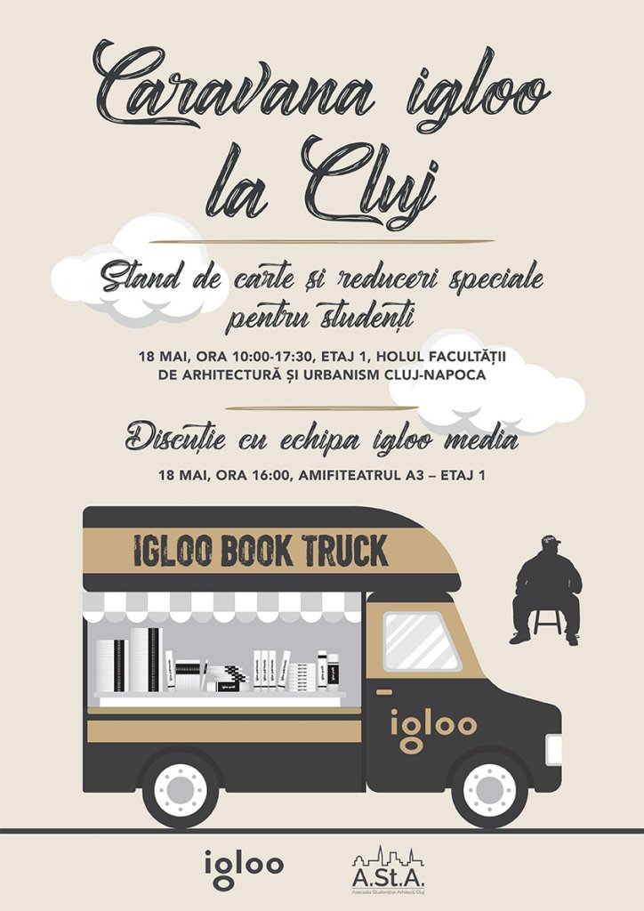 Caravana igloo vine la CLUJ! Vezi ofertele speciale pentru studenți!