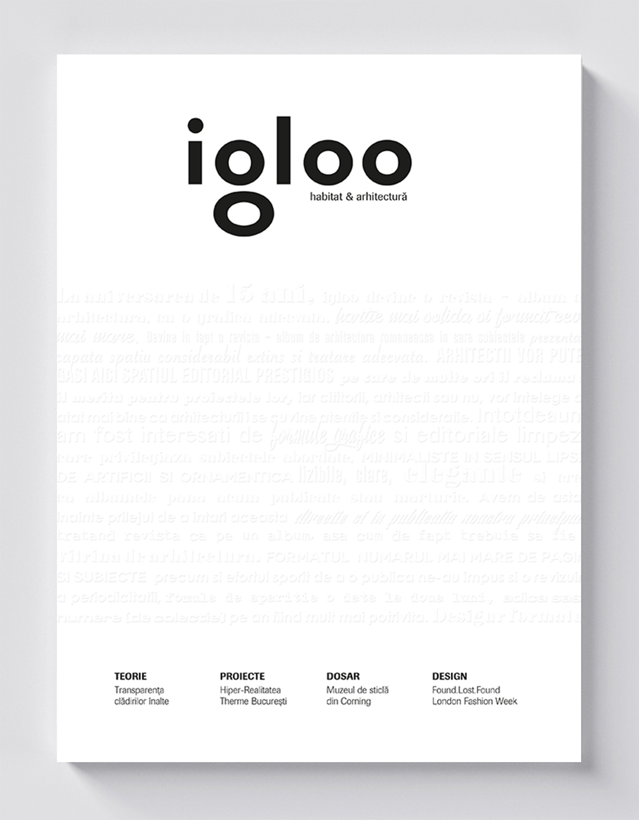 igloo habitat & arhitectură / #170 / feb 2016