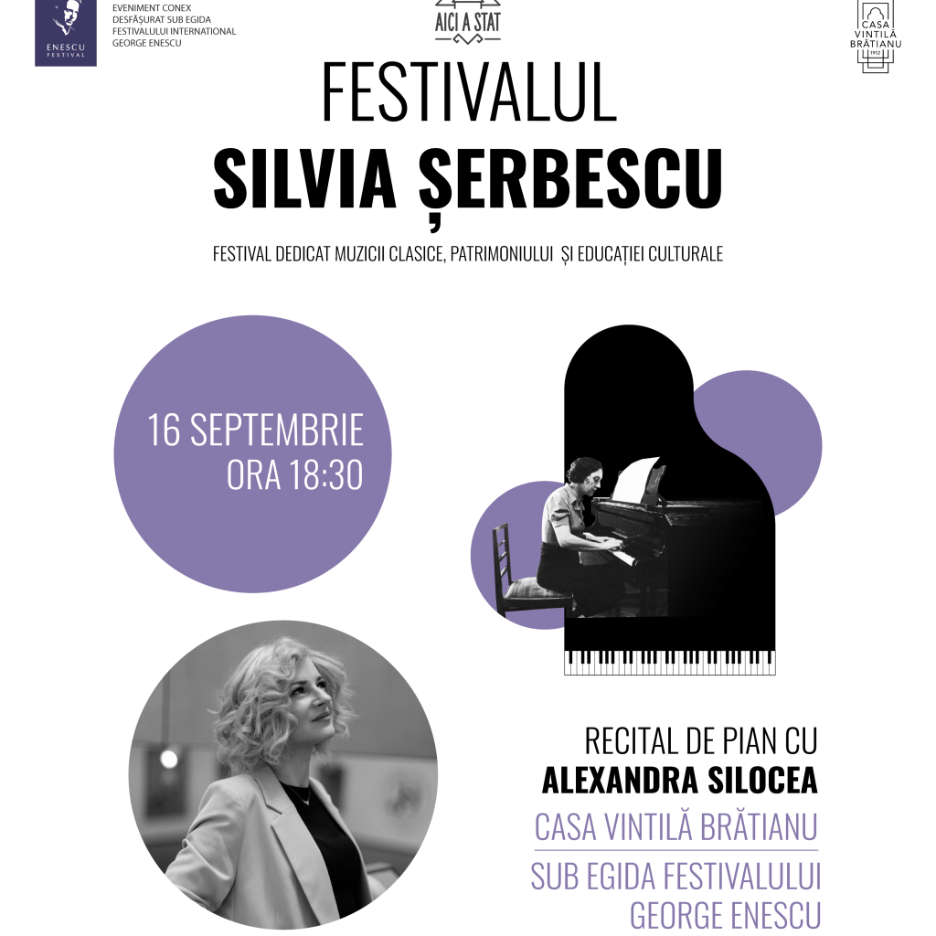 Toamna aceasta Bucureștiul găzduiește în premieră Festivalul Silvia Șerbescu