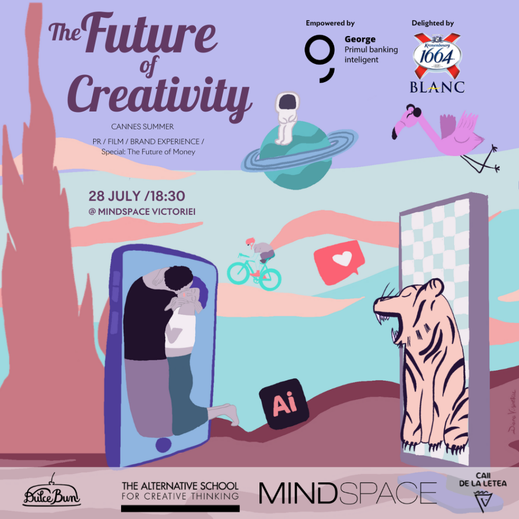 The Future of Creativity setează tendințele în comunicare pe 28 iulie la Mindspace