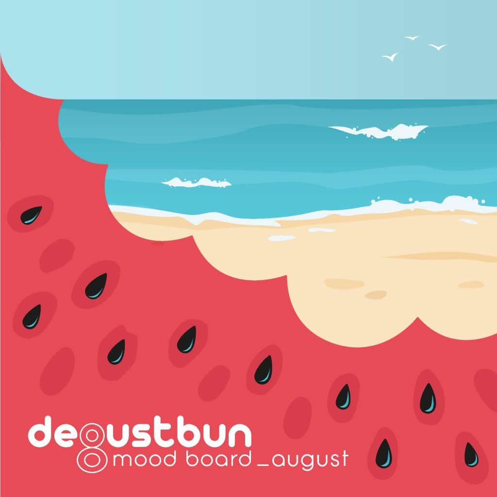 Mood board pentru un august #degustbun