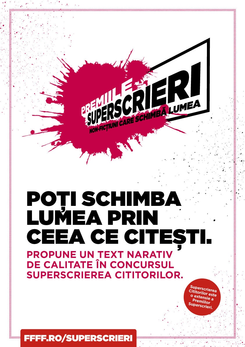 Superscrierea Cititorilor: concurs FFFF pentru cei care schimbă lumea prin ceea ce citesc