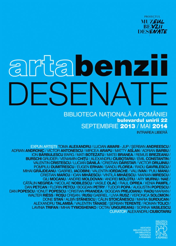 Arta benzii desenate – un proiect al Muzeului Benzii Desenate