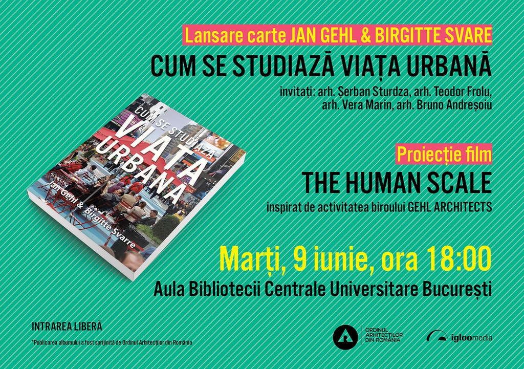 Cum se studiază viața urbană. Lansare carte & proiecție film