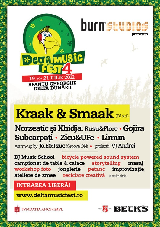 Festivalul de neratat al verii 2012. Delta Music Fest editia a IV-a