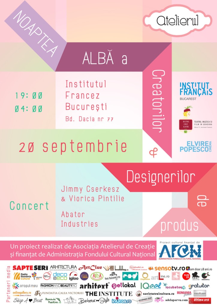 Noaptea albă a creatorilor şi designerilor de produs, ediţia de Bucureşti