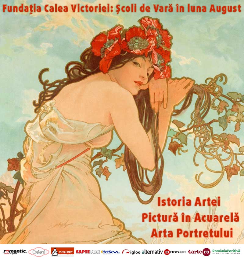 Experimentează artele plastice în August la Fundația Calea Victoriei