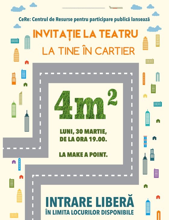 4m2 – Teatru la tine în cartier – o producție CeRe