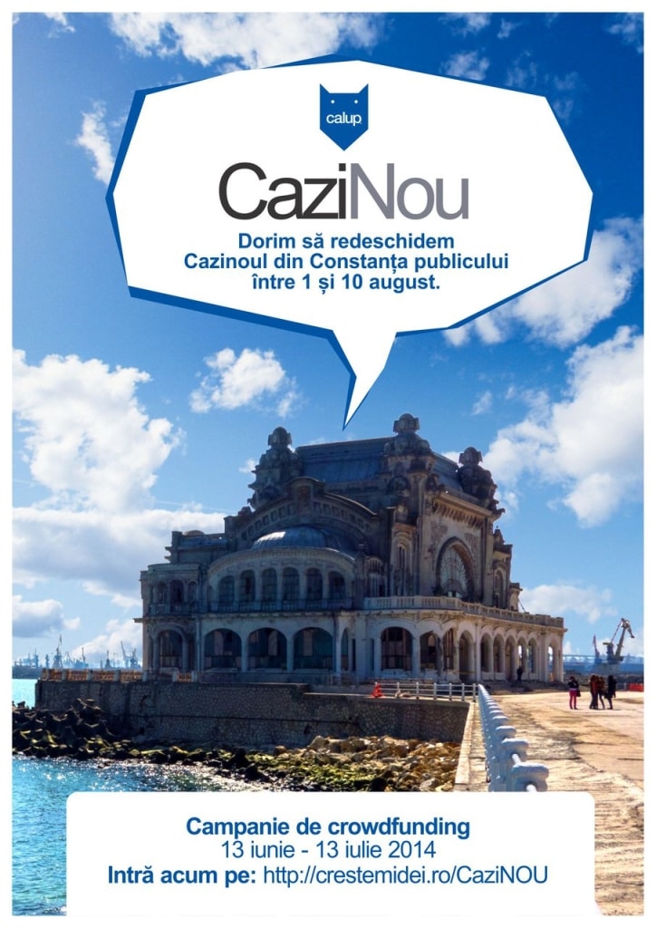 Campania de crowdfunding pentru CaziNou: susține un proiect care redeschide Cazinoul între 1 și 10 august