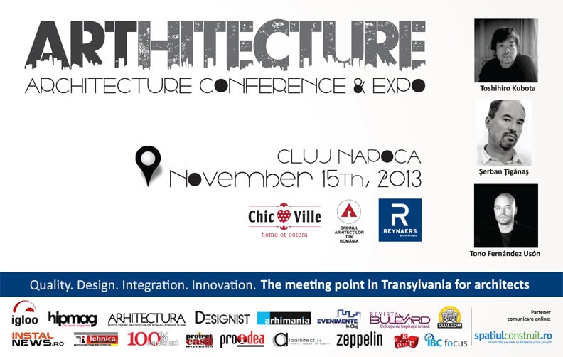Lista speakerilor este completă la prima ediţie ARThitecture!
