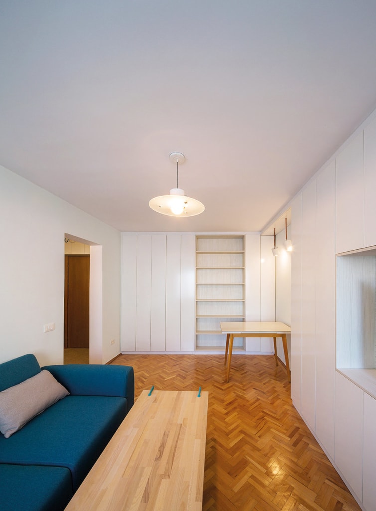 Depozitările în perete sau upcycling-ul apartamentului de bloc