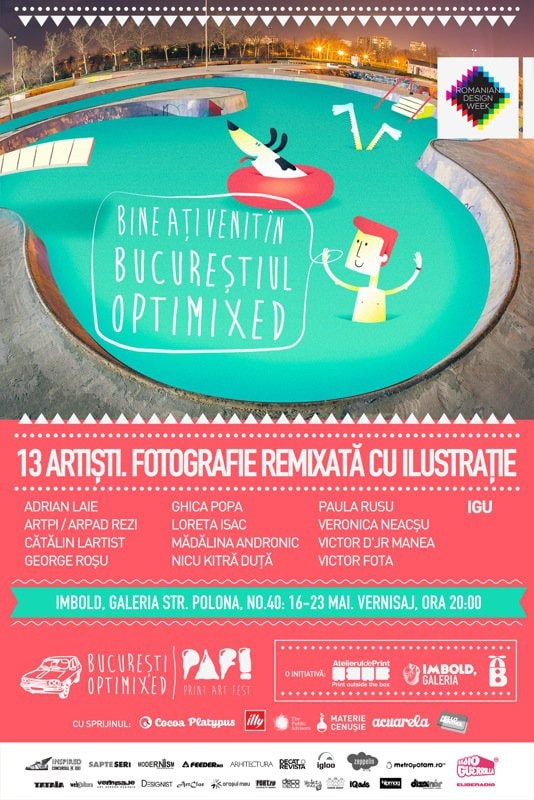 Vernisajul expoziţiei colective Bucureşti Optimixed la Imbold, Galeria