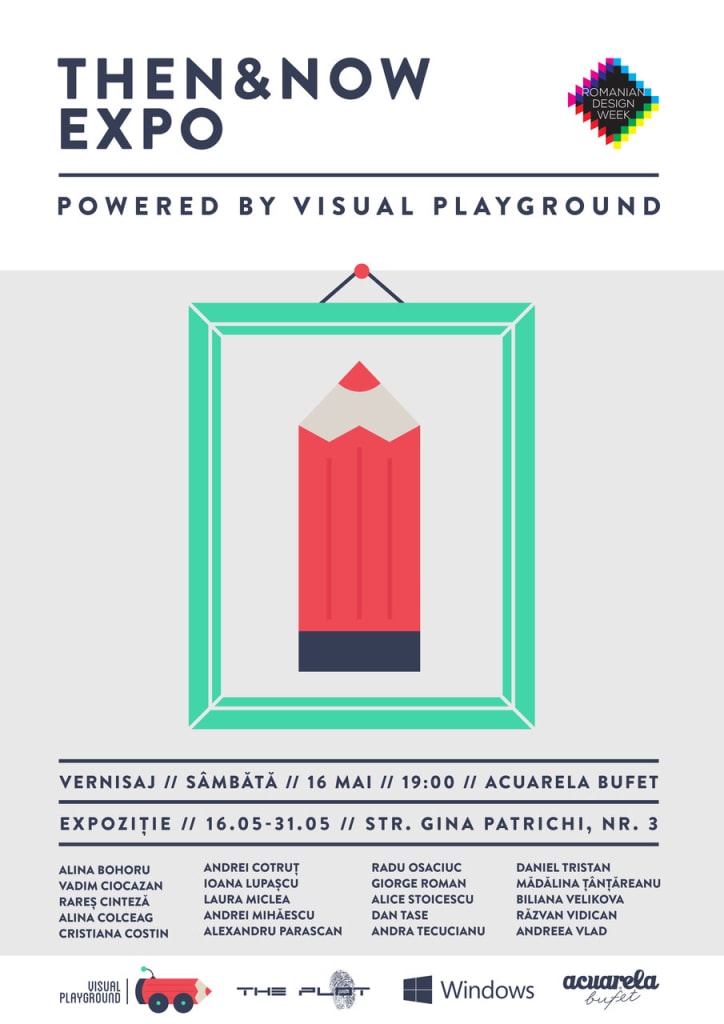 Romanian Design Week la Acuarela și Acuarela Bufet: Visual Playground