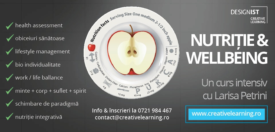 CREATIVE LEARNING lansează în sesiunea de toamnă 3 cursuri noi:  Personal Branding, Social Media, Nutriție & Wellbeing
