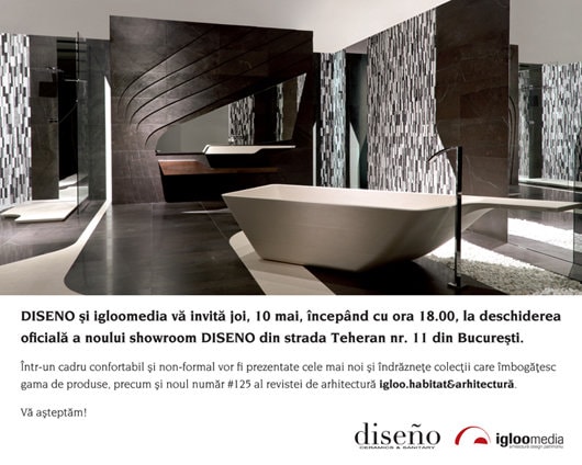 Lansare showroom Diseno şi noul număr al revistei igloo