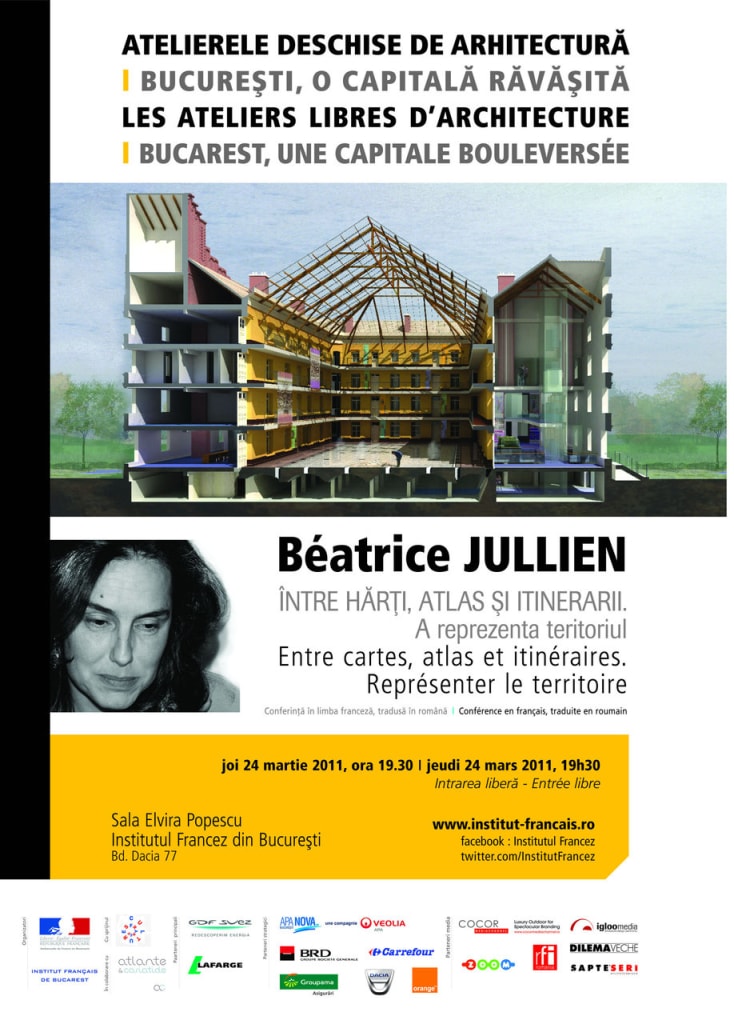 Atelier « Entre cartes, atlas et itinéraires. Représenter le territoire à Bucarest » avec Béatrice Jullien